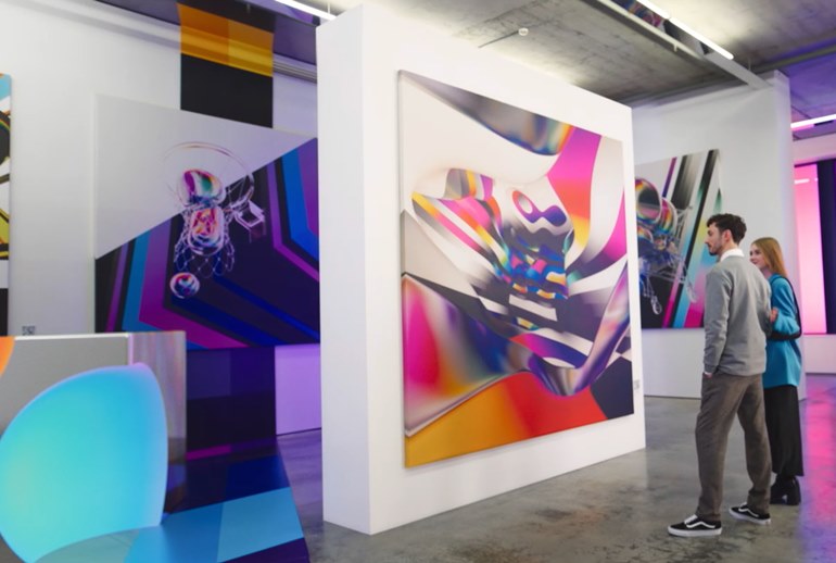 Картинка Tele2 отсканировал героев рекламы в 3D и создал поп-арт-креативы для кампании «культурного обмена»