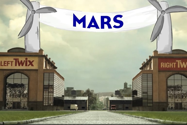 Картинка Рекламный «ресайклинг»: Mars «повторно использовал» старые кампании M&Ms и Twix