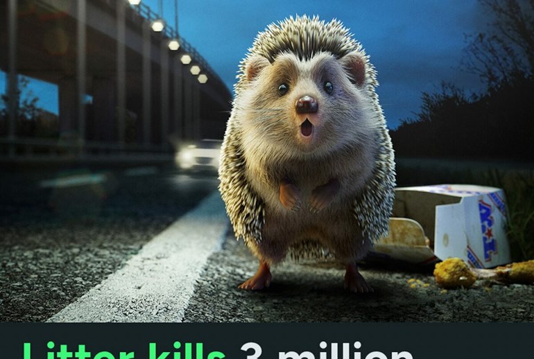 Картинка В Великобритании призвали «протянуть лапу» животным на дорогах 