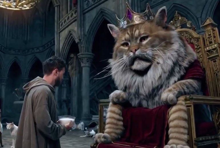 Картинка Кот-король, гигантская утка в Бостоне и гонка дронов: как разработчики и руководители OpenAI генерируют видео в Sora