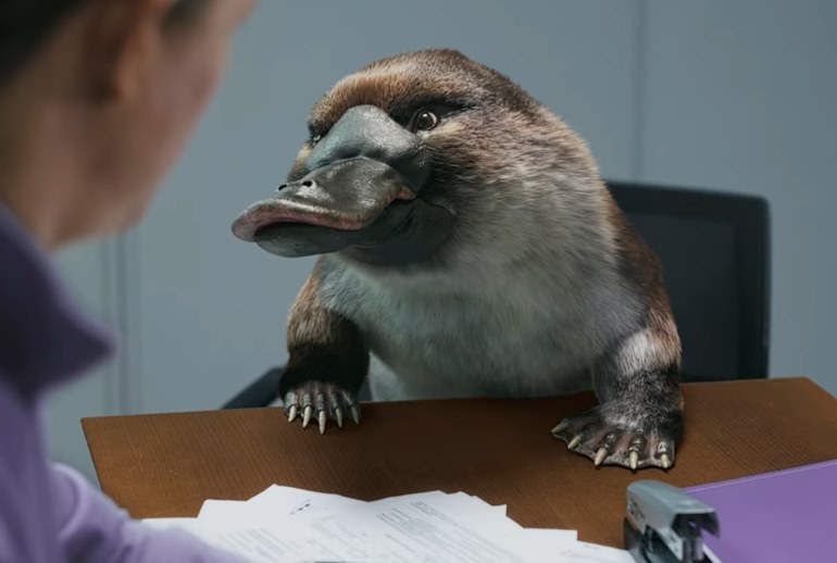 Картинка «Точка» сделала утконоса символом бизнеса