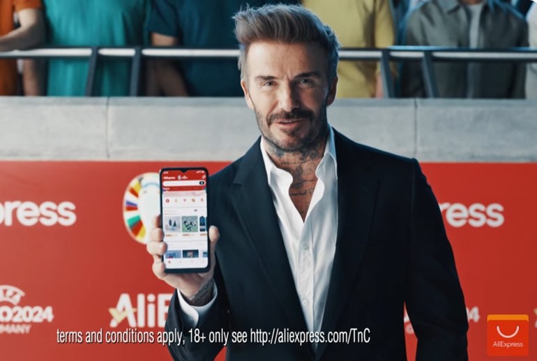 Картинка Дэвид Бекхэм стал лицом AliExpress