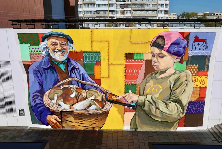 Картинка Т-Банк в честь ребрендинга заколлабился со стрит-арт-художниками