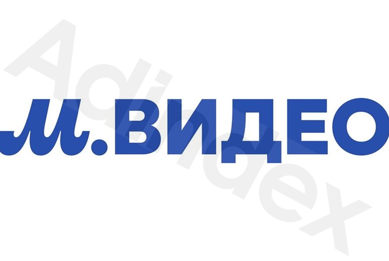 Картинка «М.Видео-Эльдорадо» регистрирует синий логотип
