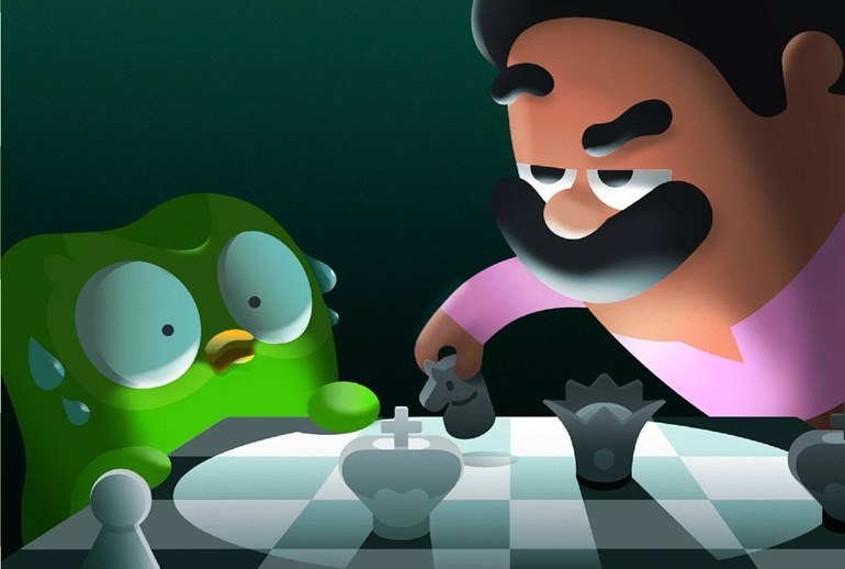 Картинка Duolingo добавит курс по шахматам в свое приложение