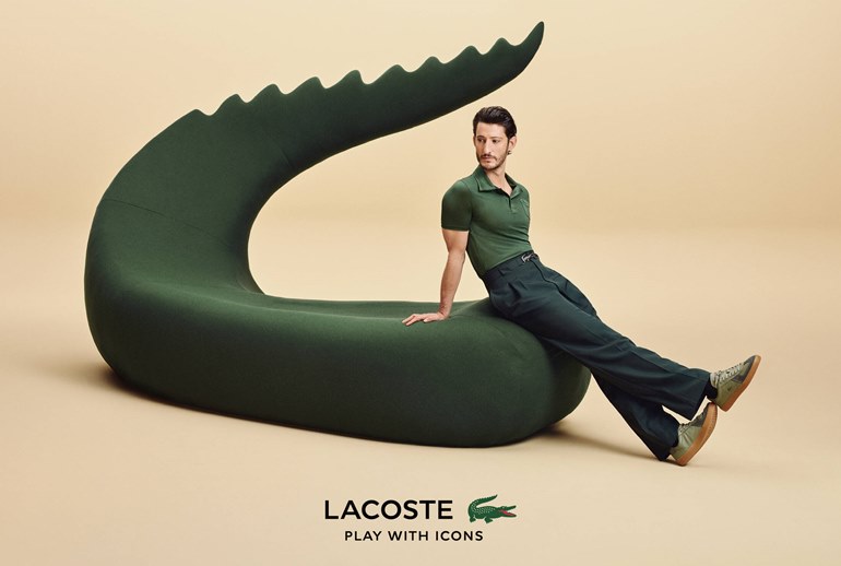Картинка Lacoste собрал пять селебрити и один хвост крокодила в новой рекламной кампании