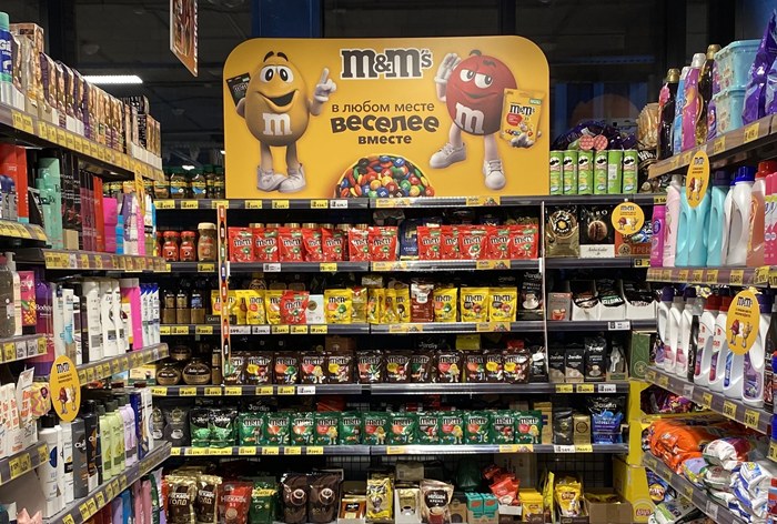 Картинка «Пятерочка» и M&M’s устроили съемки в магазине