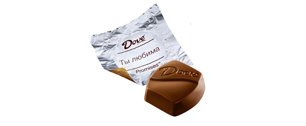 Картинка Dove Promises – послание в шоколадке для миллионов