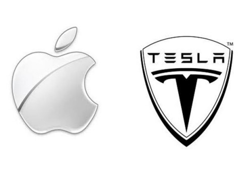Картинка СМИ: Apple купит компанию Tesla за 75 млрд долларов