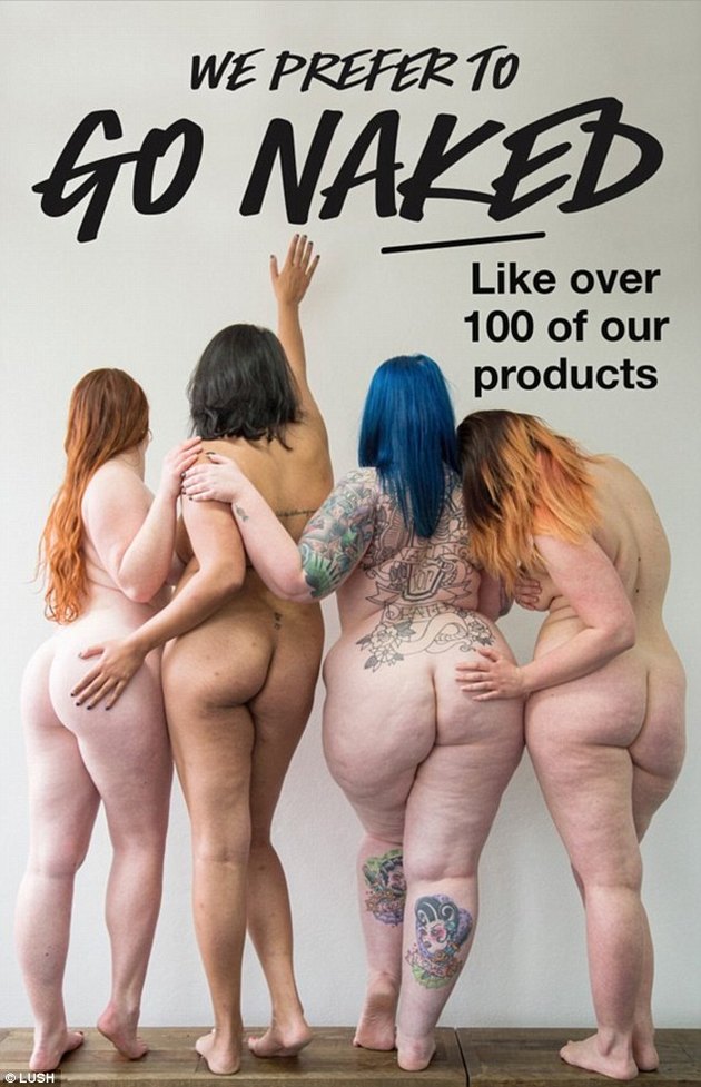 Обычные сотрудницы Lush разделись для рекламы Обычные сотрудницы Lush разделись для рекламы