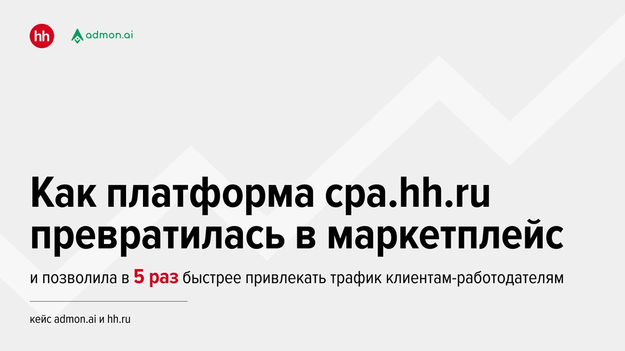 Картинка Кейс Admon.ai и hh.ru: как с помощью партнерской платформы увеличить количество откликов на вакансии в пять раз 