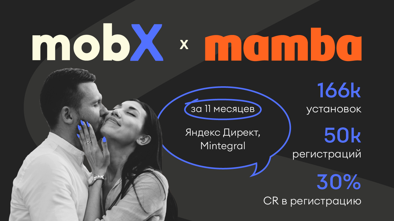 Картинка Кейс MobX и Mamba: как найти любовь с помощью эффективной рекламы