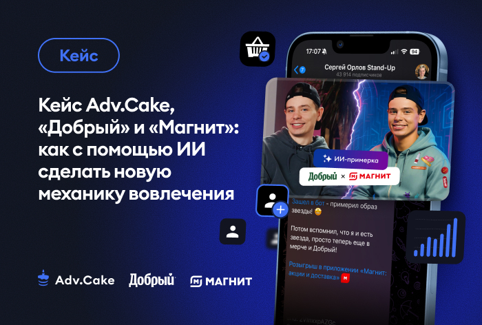 Картинка Кейс АдвКейк, «Добрый» и «Магнит»: как с помощью ИИ сделать новую механику вовлечения 