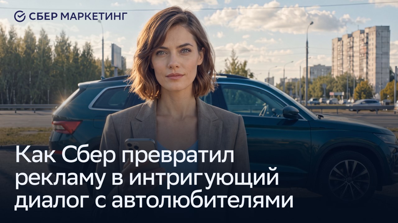 Картинка Кейс «Сбер» и «СберМаркетинг»: как превратить рекламу в интригующий диалог с автолюбителями