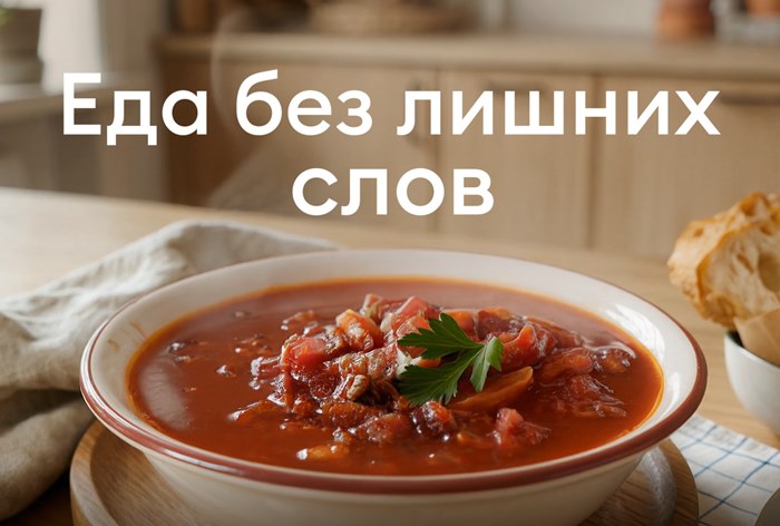 Изображение к «ВкусВилл» без рекламного шума рассказал о чистом составе борща и котлет с пюре