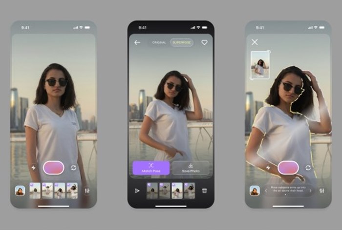 Изображение к Бывшие сотрудницы TikTok запустили приложение Superpose для плохих фотографов