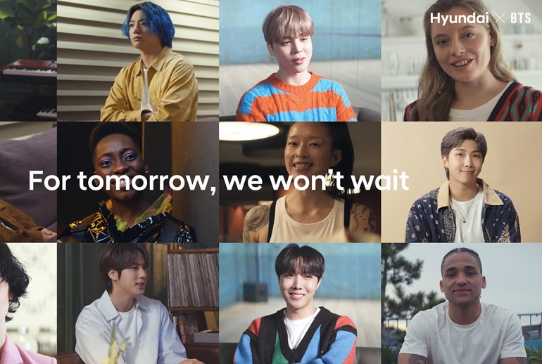 Картинка Hyundai Motor и группа BTS отмечают Всемирный день окружающей среды в видеоролике о будущем водорода
