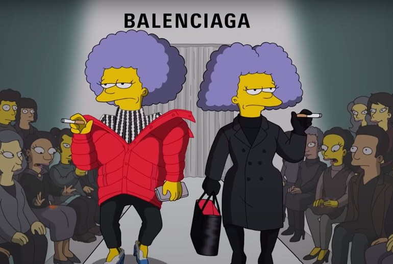 Картинка «Дорогая Balenciaga, я в тупике»: Balenciaga создал новый эпизод «Симпсонов»