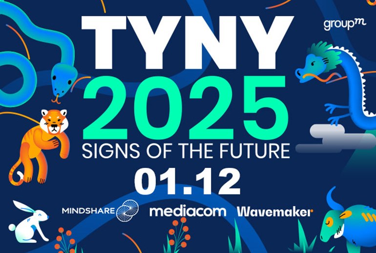 Картинка GroupM заглянет в будущее на конференции «TYNY 2025. Signs of the Future» 1 декабря