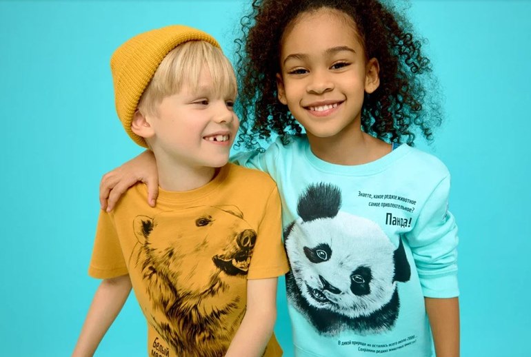 Картинка к WWF и «Детский мир» выпустили коллекцию детской одежды в поддержку животных