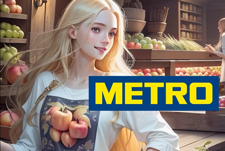 Картинка Metro и Nectarin выпустили «нейросетевой» ролик