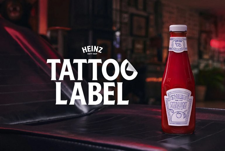 Картинка Heinz изменил этикетку кетчупа ради красивых татуировок своих фанатов 