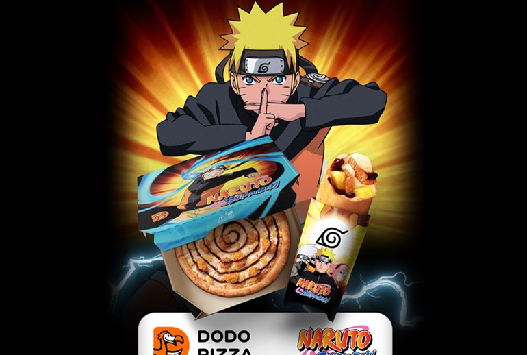 Картинка Главный герой в рекламе «Додо» попытался вызвать пиццу с помощью техники из «Наруто»