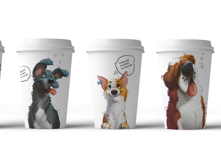 Картинка «Раф-Раф»: Narrators и «Пульс» предложили поддержать бездомных животных с помощью кофе