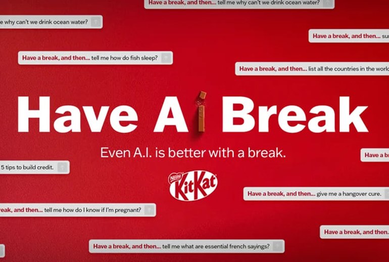Картинка Дайте ИИ отдохнуть: KitKat считает, что перерыв нужен не только людям 