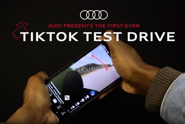 Картинка Audi запустила первый в мире тест-драйв в TikTok