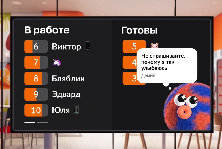 Картинка «Додо Пицца» предложила нарисовать свой экран ожидания заказа из эмодзи