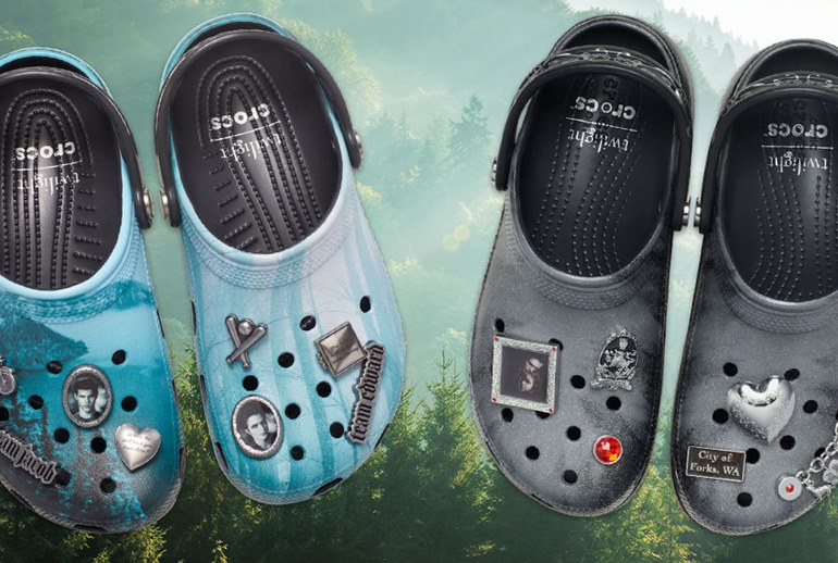 Картинка Эдвард и Джейкоб вписались в дизайн сумеречных Crocs