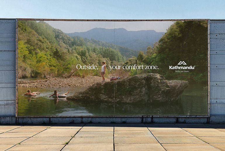 Картинка Любители походов нашли зону комфорта в рекламе Kathmandu