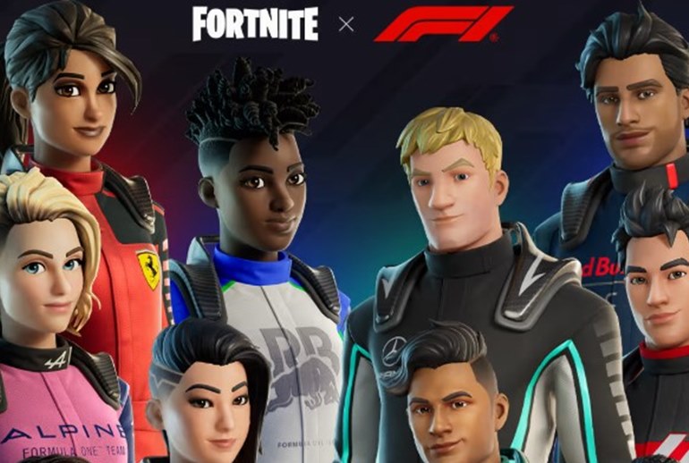 Картинка «Формула-1» появится в Fortnite от Epic Games 