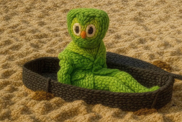 Картинка Бургер из пряжи и мягкий гроб: ИИ «связал» рекламные креативы 