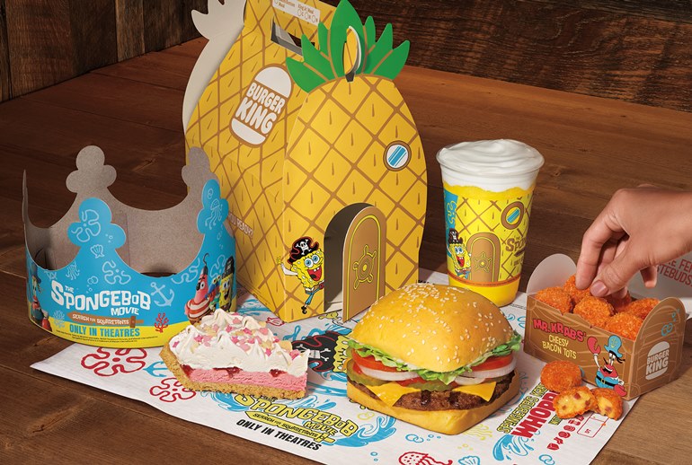 Картинка Burger King посвятил новое меню Губке Бобу