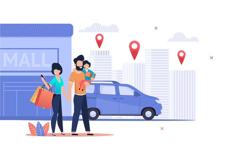 Картинка Москвичи охотнее всего ездили в ТЦ и за город в период «черной пятницы»