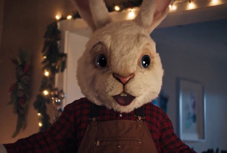 Картинка Пасхальный кролик опередил Санта Клауса в ролике Volkswagen