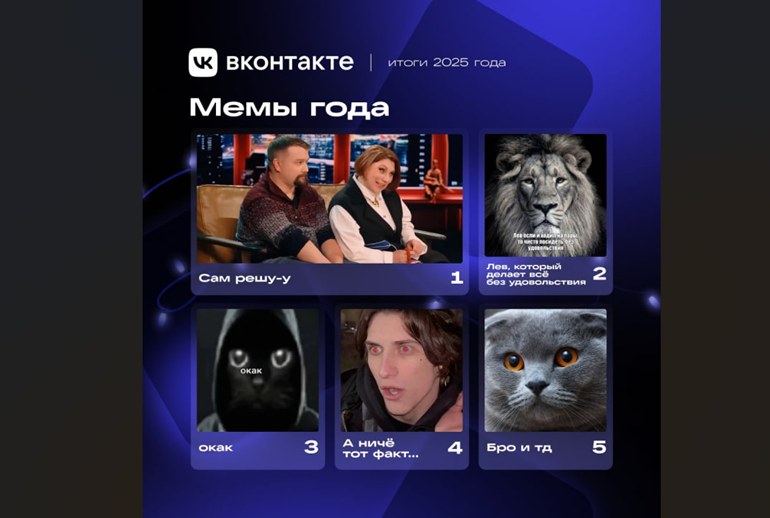 Картинка Пользователи «ВКонтакте» выбрали топ и антитоп мемов года