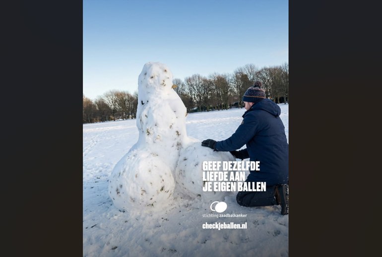 Картинка Фаллические снеговики в Амстердаме привлекли внимание к диагностике рака яичек