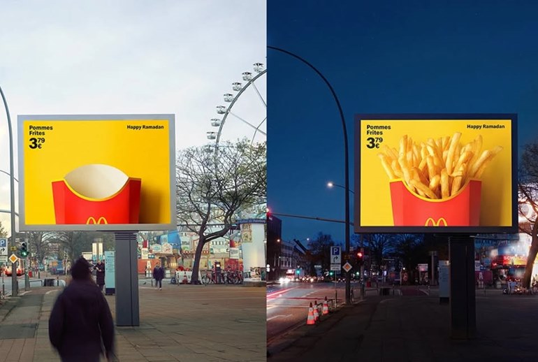 Картинка Немецкий McDonald’s присоединился к Рамадану через билборды