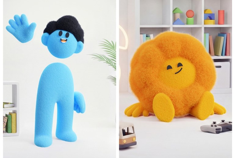 Картинка Skyeng создала своих первых маскотов Тача и Флипа