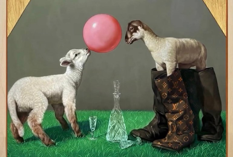 Картинка Ягнята, летающие пони и красная комната: подборка роликов с Недели моды в Париже