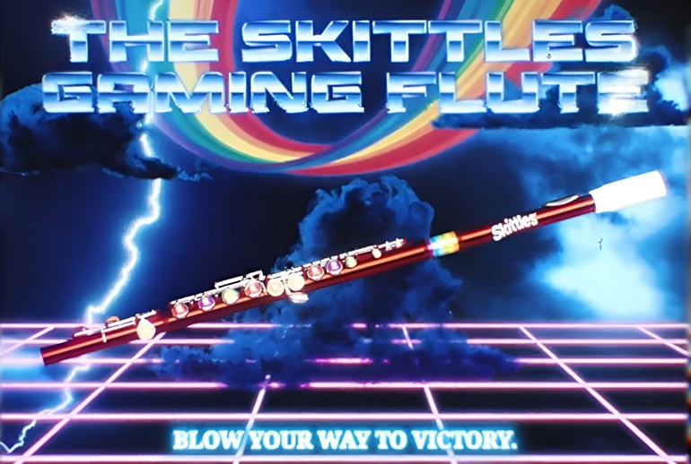 Картинка Skittles и Omnicom бросили вызов стримеру на Twitch в виде флейты