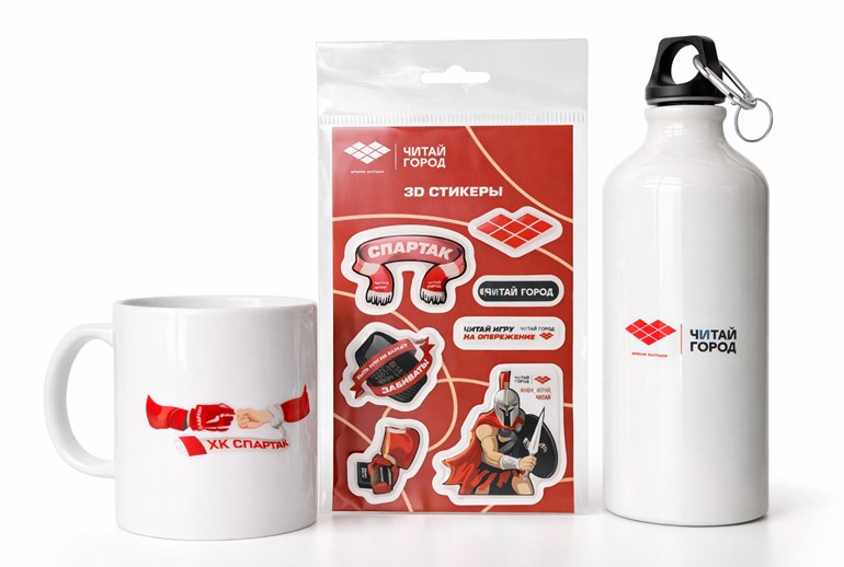 Картинка «Спартак» и «Читай-город» выпустили мерч для самых читающих фанатов