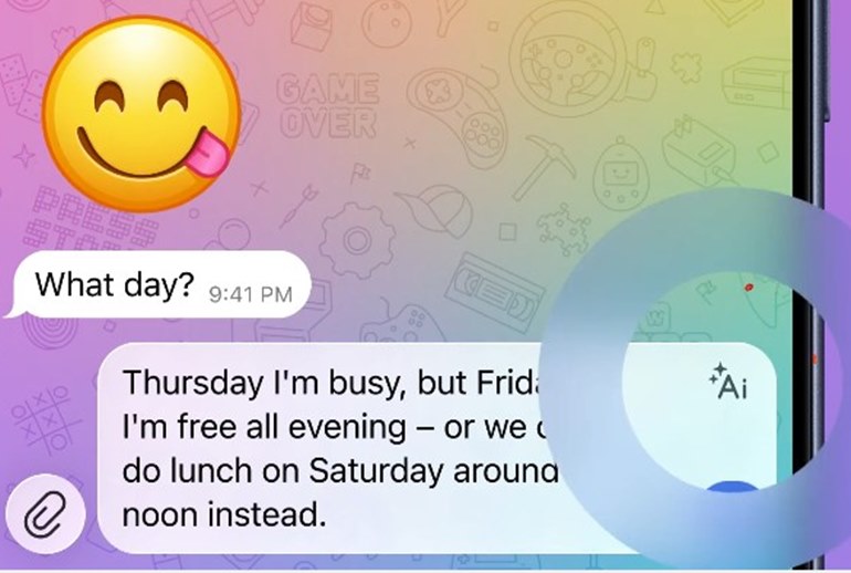 Картинка «Телеграм» представил обновление 1 апреля и добавил ИИ-помощника