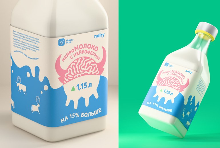 Картинка «Нейри» и студия Лебедева представили дизайн партии нейромолока
