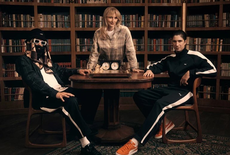 Картинка Илья Куруч, Big Russian Boss и Лиза Ющук сыграли в шахматы за коллекцию Puma