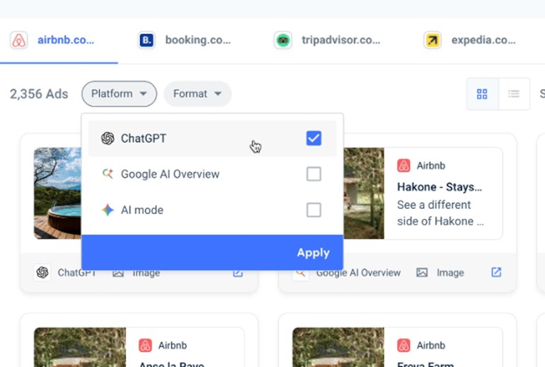 Картинка Similarweb представила инструмент для анализа рекламы в ChatGPT и Google AI