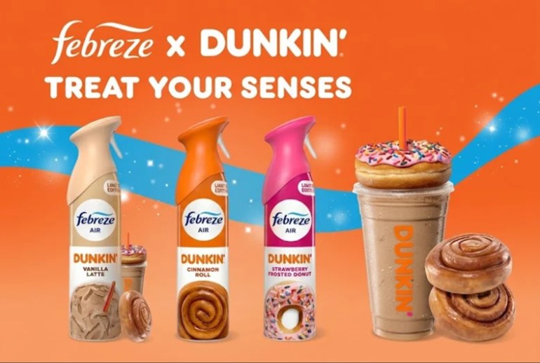 Картинка Пончики Dunkin запахли по-новому в освежителях воздуха Febreze